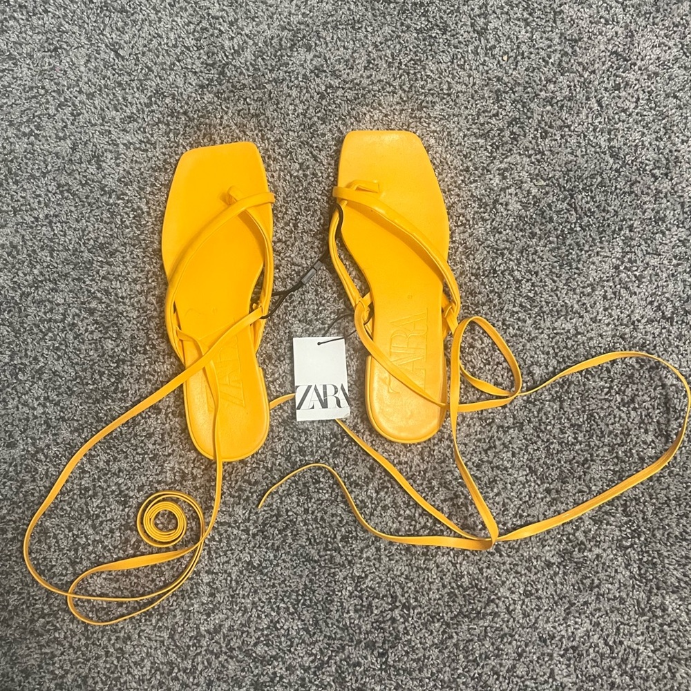 NWT Zara Wrap Sandals